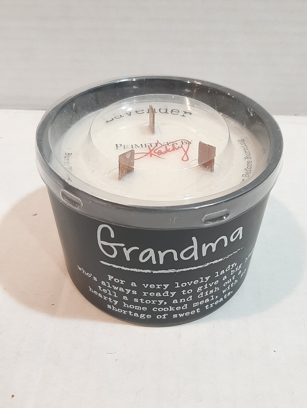 Primitives by Kathy Grandma Candle Lavender Scented